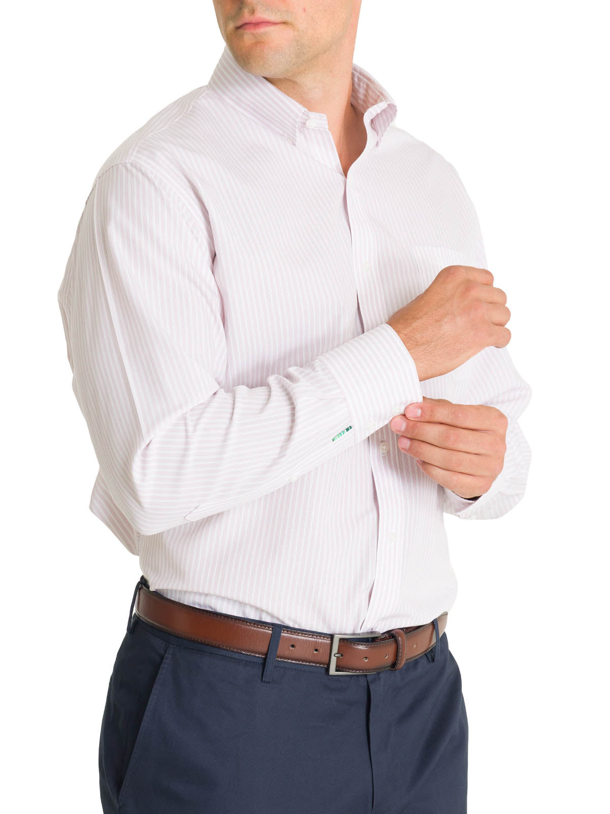 Camisa Cuello Button-Down Hombre WF Rosado Rockford