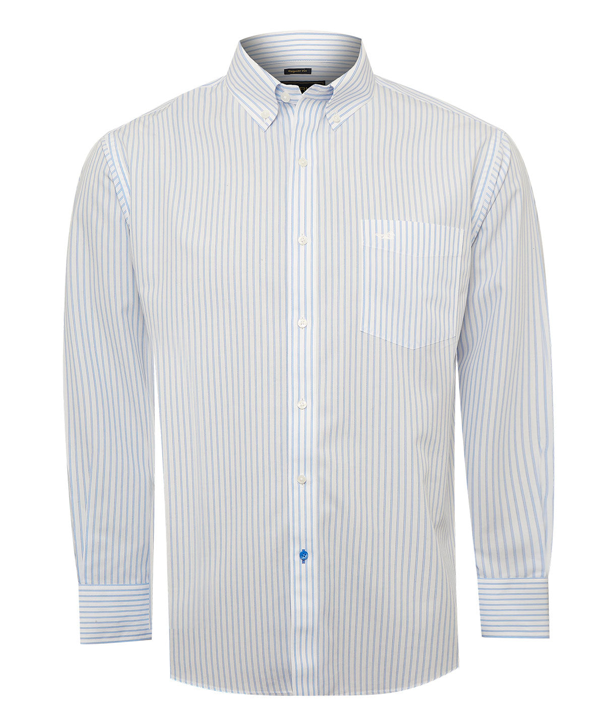 Camisa Cuello Button-Down Hombre WF Azul Rockford
