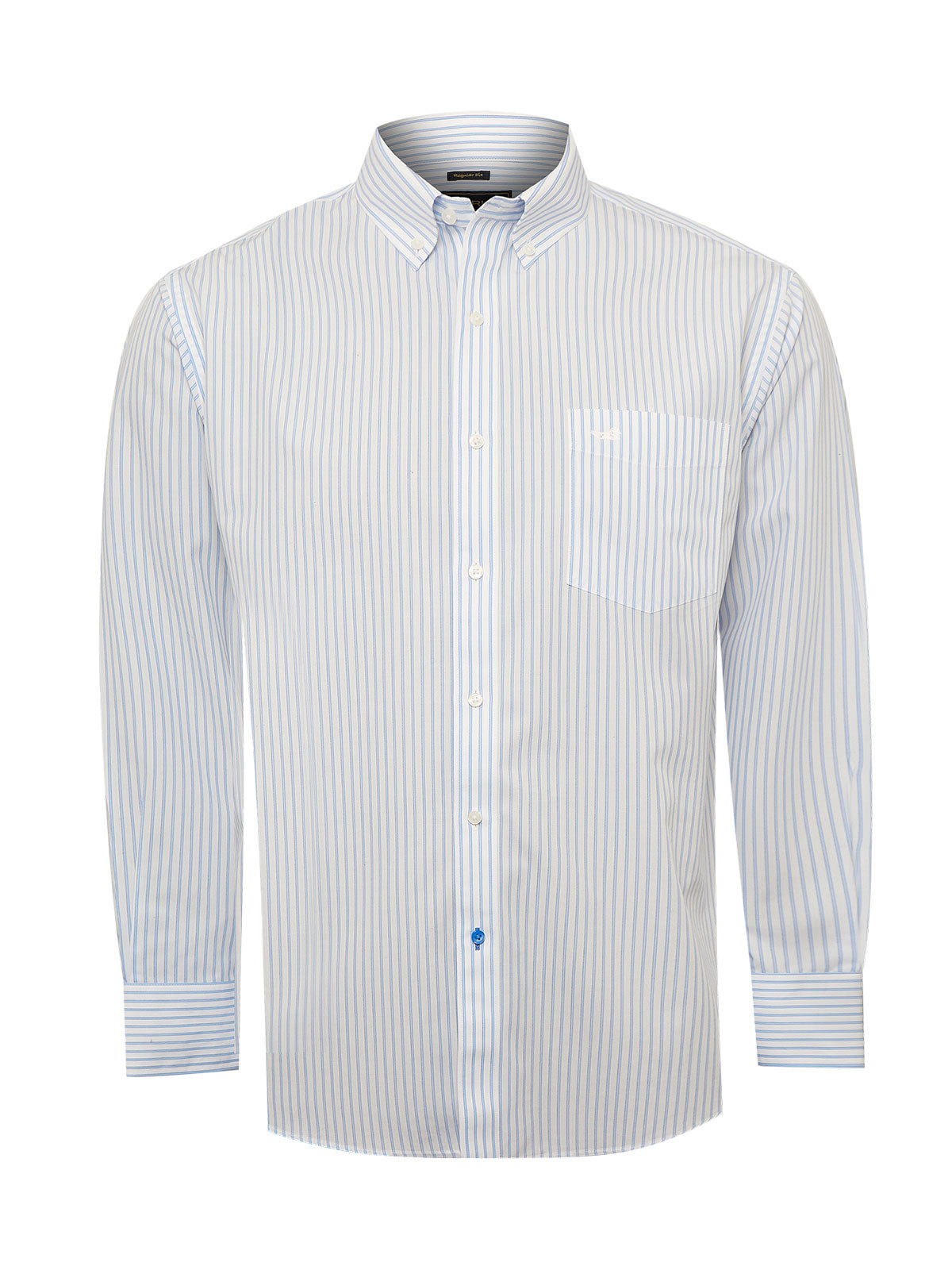 Camisa Cuello Button-Down Hombre WF Azul Rockford