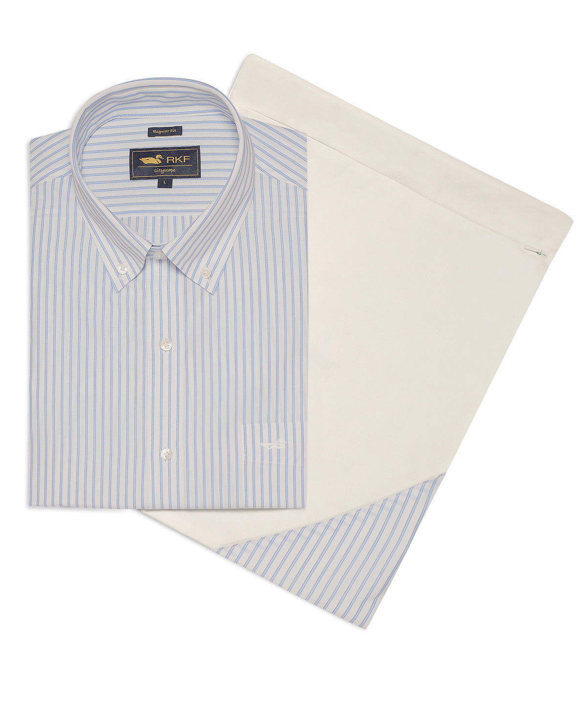 Camisa Cuello Button-Down Hombre WF Azul Rockford