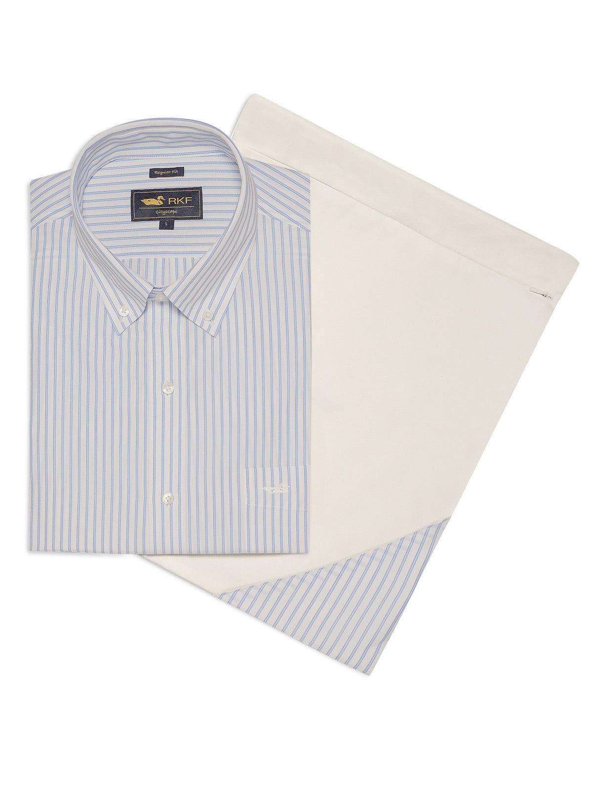 Camisa Cuello Button-Down Hombre WF Azul Rockford