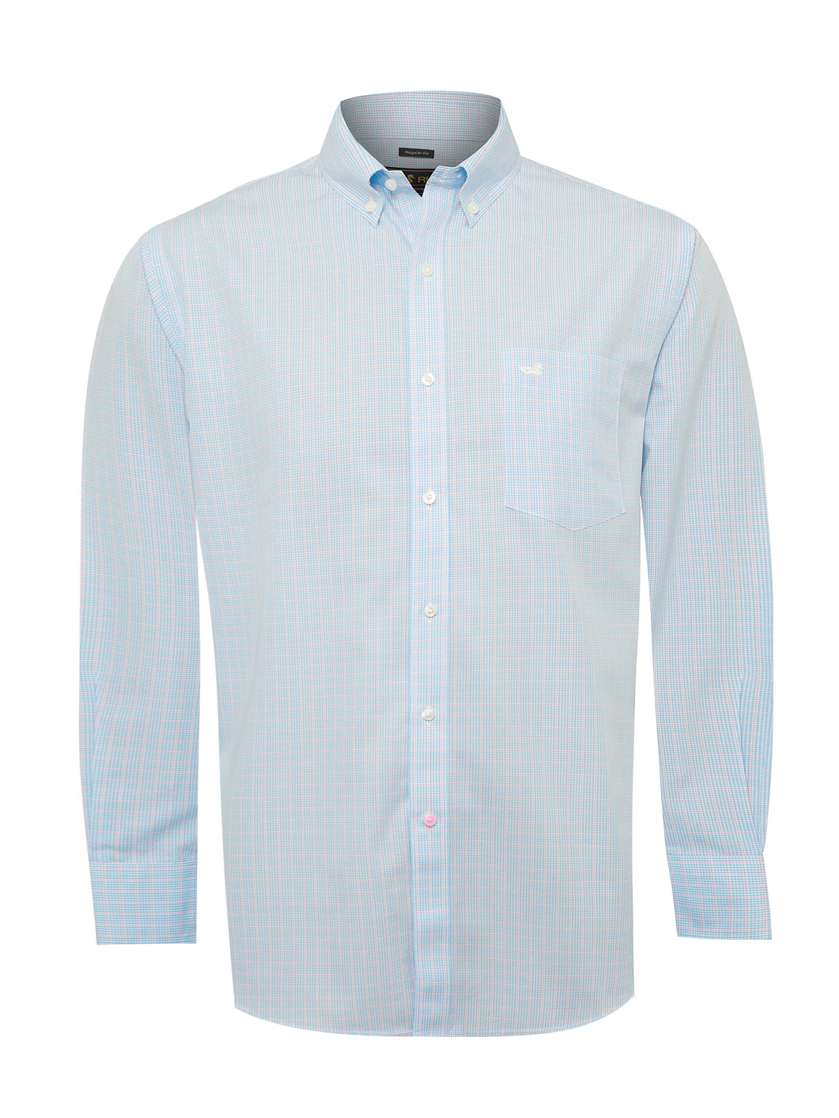 Camisa Cuello Button-Down Hombre WF Celeste Rockford