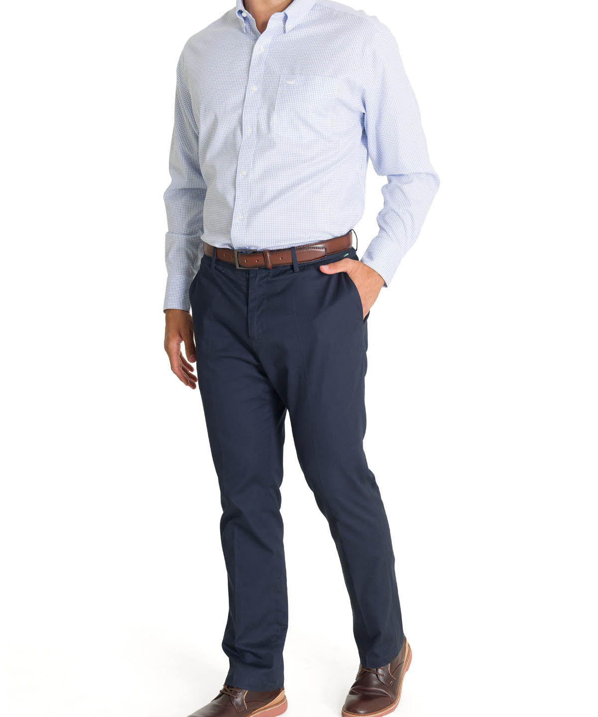 Camisa Cuello Button-Down Hombre WF Celeste Rockford