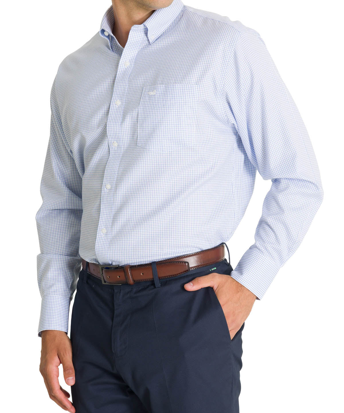 Camisa Cuello Button-Down Hombre WF Celeste Rockford