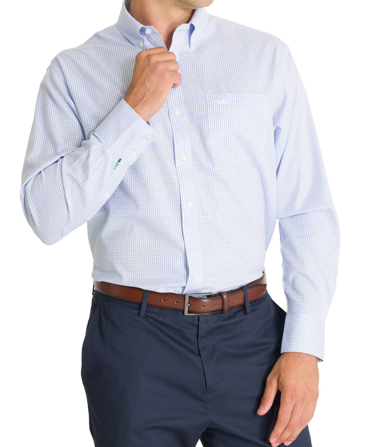 Camisa Cuello Button-Down Hombre WF Celeste Rockford