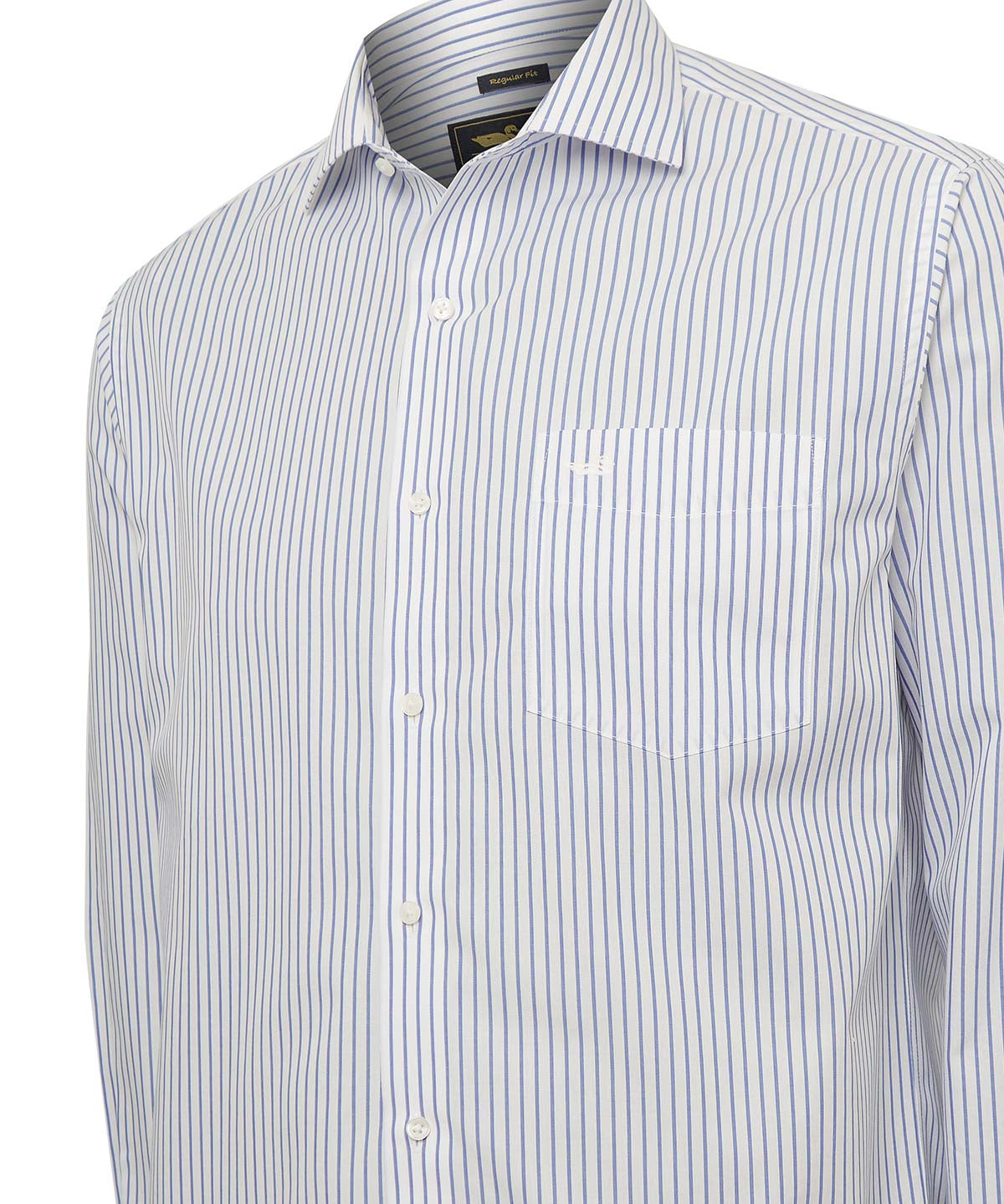 Camisa Cuello Italiano Hombre WF Azul Rockford
