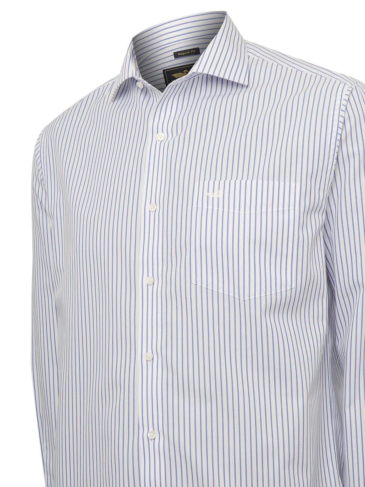 Camisa Cuello Italiano Hombre WF Azul Rockford