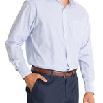 Camisa Cuello Italiano Hombre WF Azul Rockford