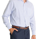 Camisa Cuello Italiano Hombre WF Azul Rockford