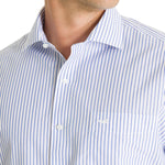 Camisa Cuello Italiano Hombre WF Azul Rockford