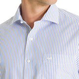 Camisa Cuello Italiano Hombre WF Azul Rockford