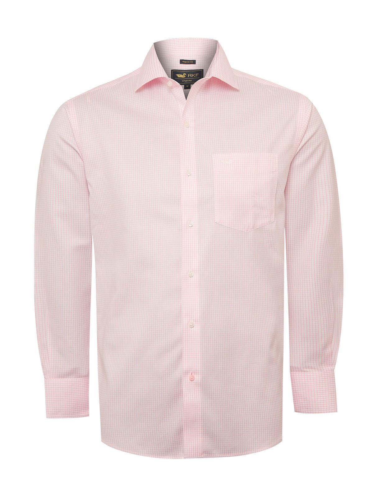 Camisa Cuello Italiano Hombre WF Rosado Rockford