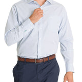 Camisa Cuello Italiano Hombre WF Azul Rockford