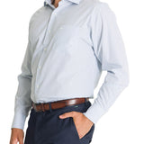 Camisa Cuello Italiano Hombre WF Azul Rockford