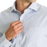 Camisa Cuello Italiano Hombre WF Azul Rockford