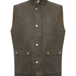 Chaqueta Algodón Encerado Hombre WAX Verde Rockford