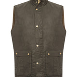 Chaqueta Algodón Encerado Hombre WAX Verde Rockford