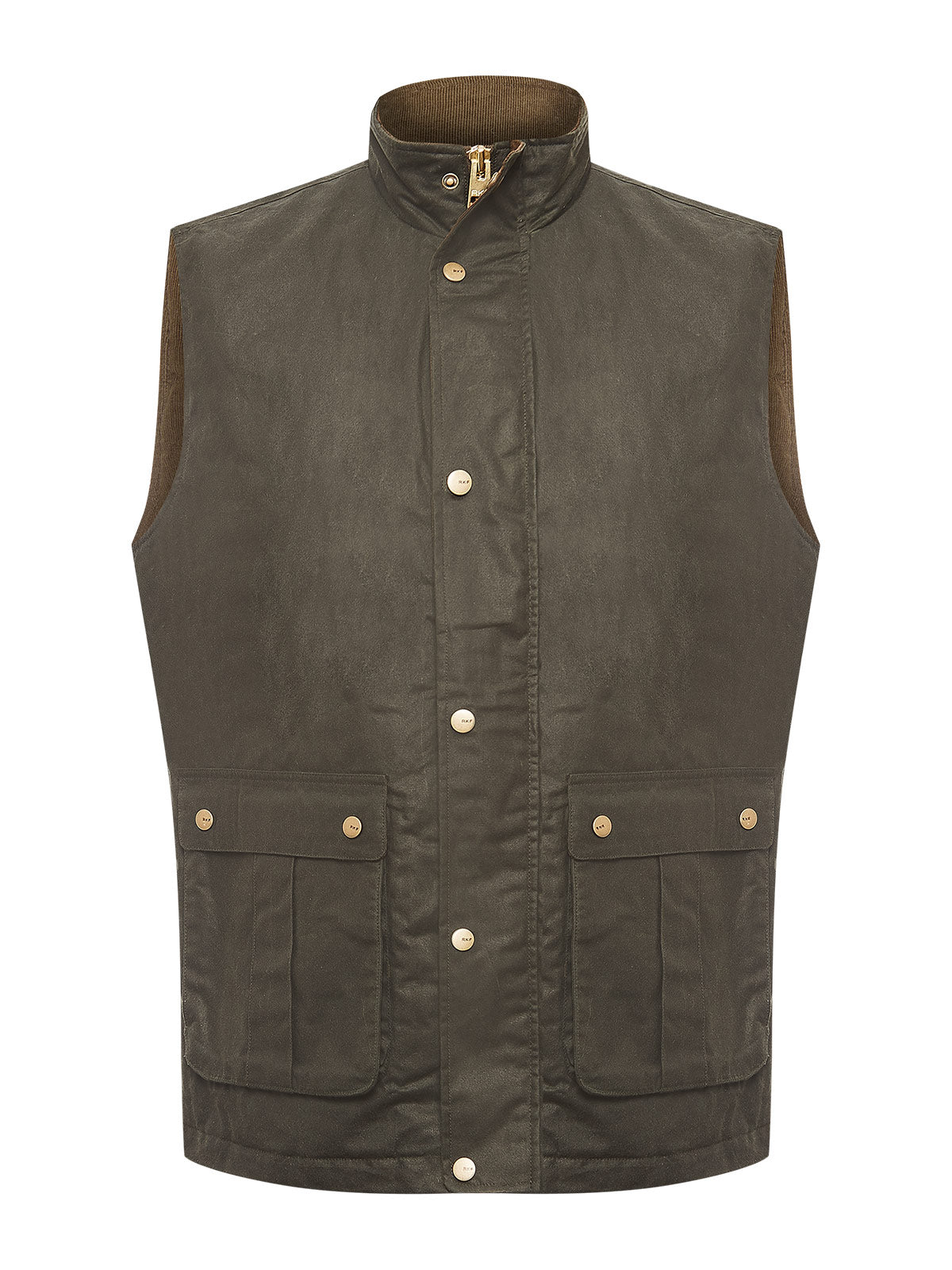Chaqueta Algodón Encerado Hombre WAX Verde Rockford