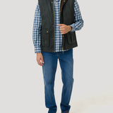 Chaqueta Algodón Encerado Hombre WAX Verde Rockford