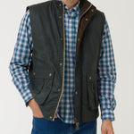 Chaqueta Algodón Encerado Hombre WAX Verde Rockford