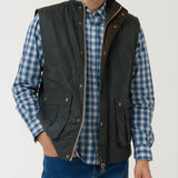 Chaqueta Algodón Encerado Hombre WAX Verde Rockford