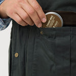 Chaqueta Algodón Encerado Hombre WAX Verde Rockford