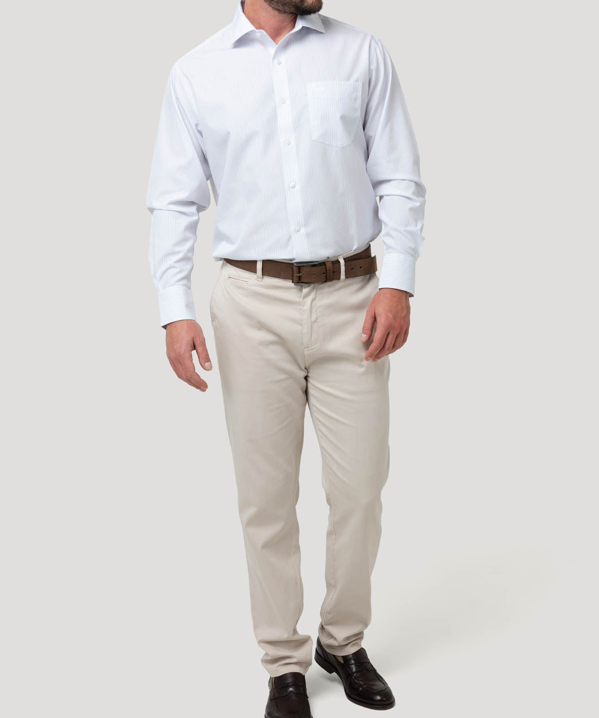 Camisa Libre de Arrugas Algodón Hombre WF PC Rockford