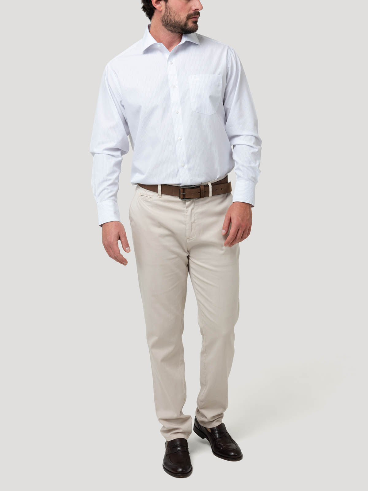 Camisa Libre de Arrugas Algodón Hombre WF PC Rockford