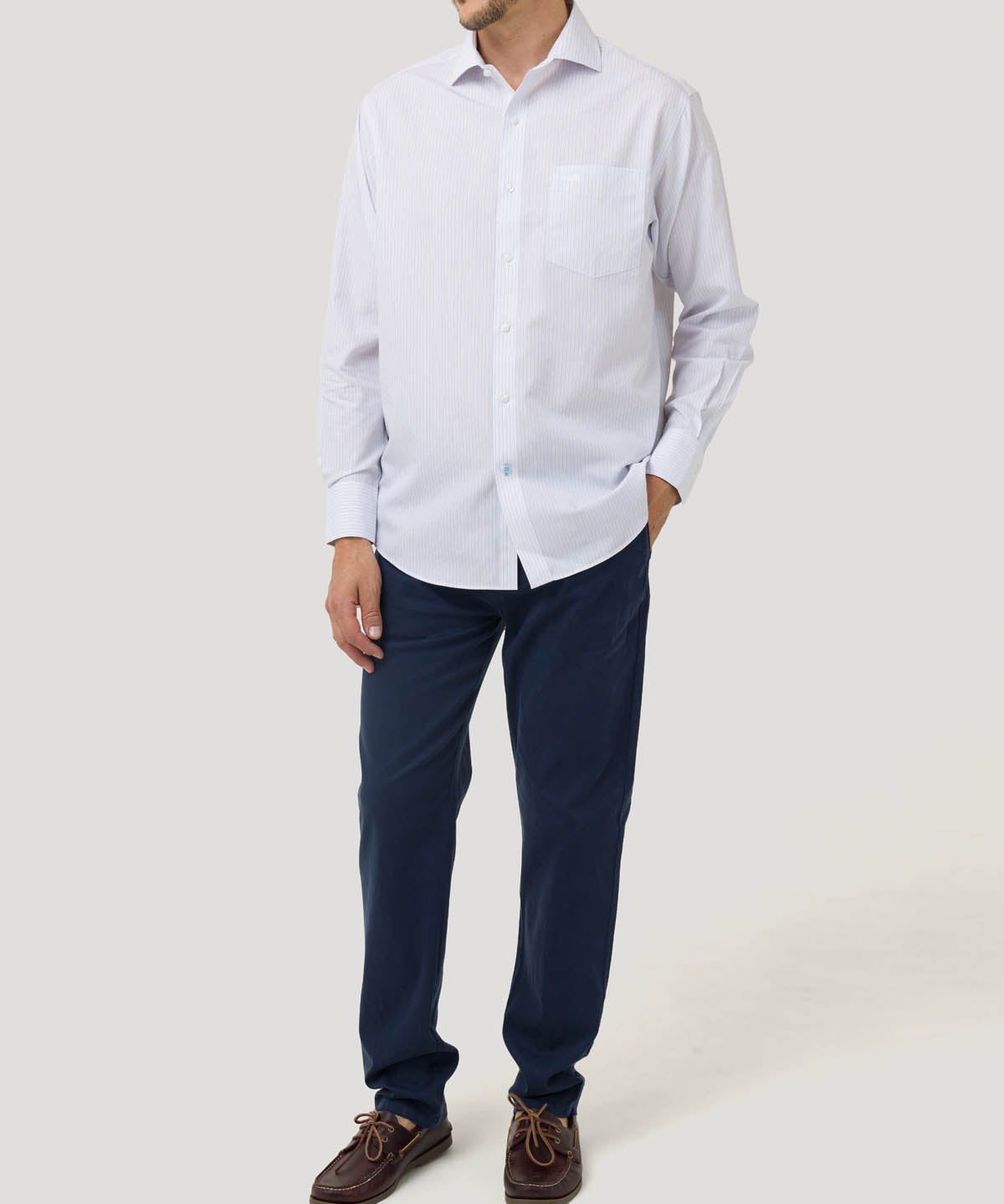 Camisa Libre de Arrugas Algodón Hombre WF PC Rockford