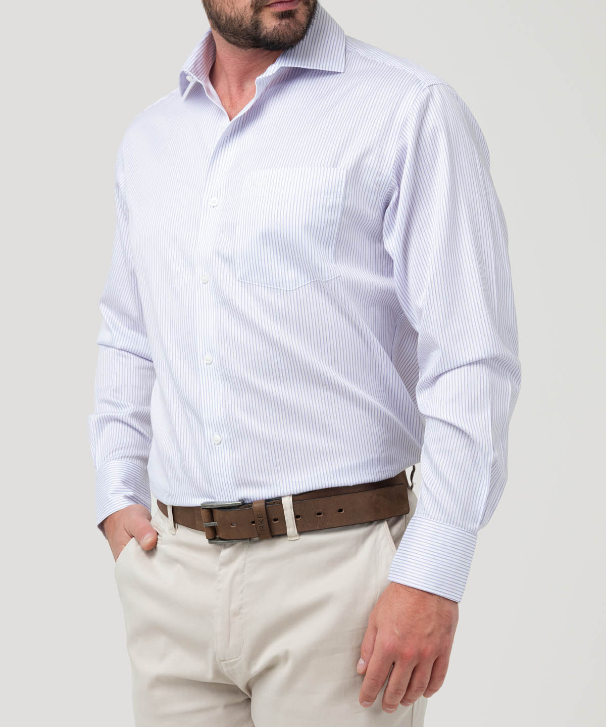 Camisa Libre de Arrugas Algodón Hombre WF PC Rockford