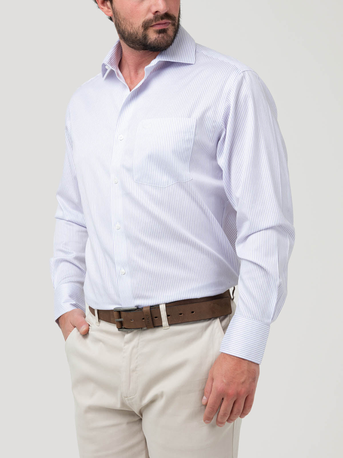 Camisa Libre de Arrugas Algodón Hombre WF PC Rockford