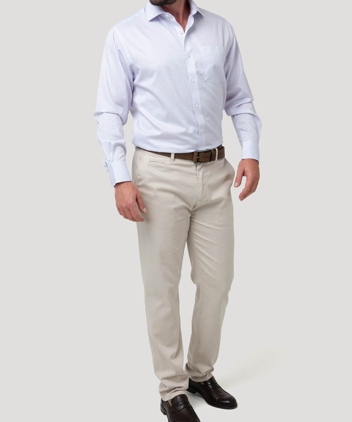 Camisa Libre de Arrugas Algodón Hombre WF PC Rockford