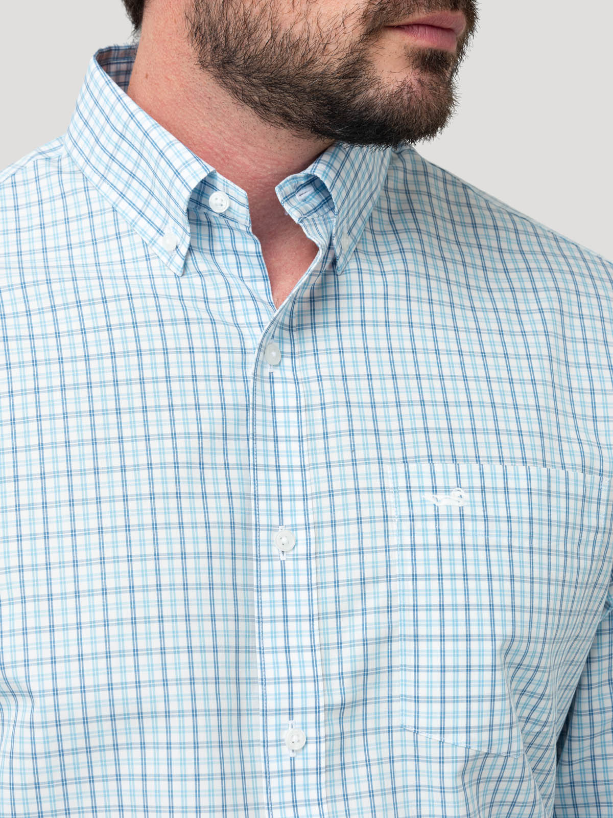 Camisa Libre de Arrugas Algodón Hombre WF PB Rockford