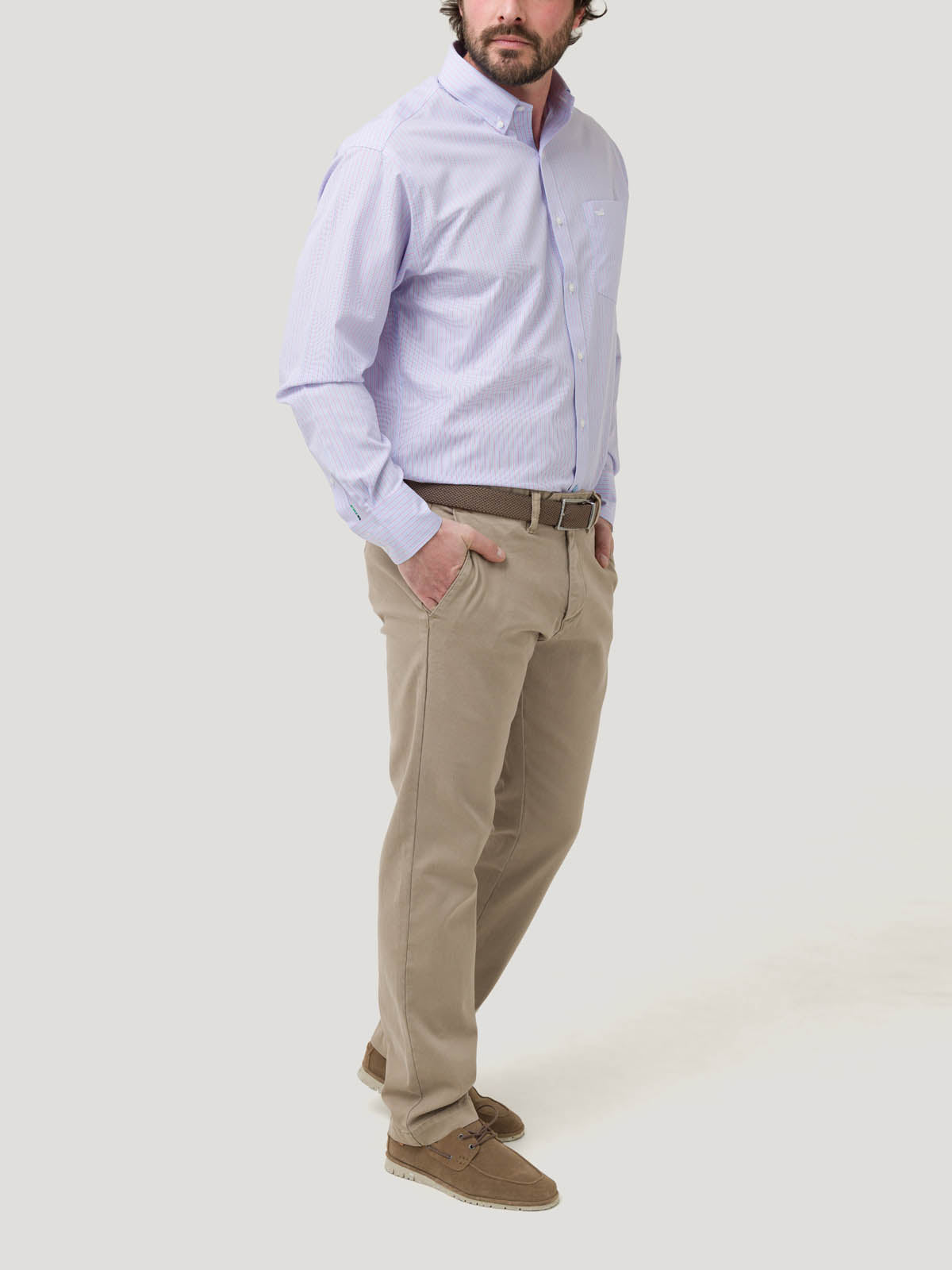 Camisa Libre de Arrugas Algodón Hombre WF PB Rockford