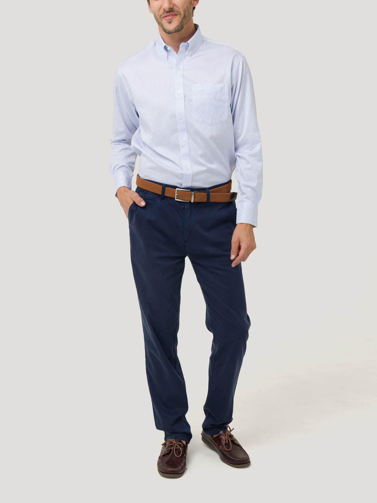 Camisa Libre de Arrugas Algodón Hombre WF PB Rockford