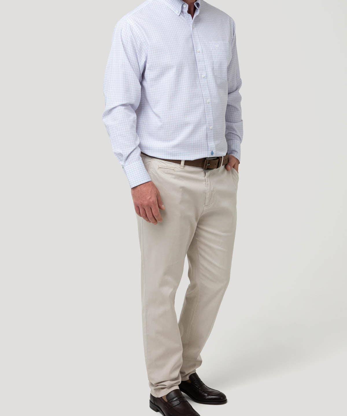 Camisa Libre de Arrugas Algodón Hombre WF PB Rockford