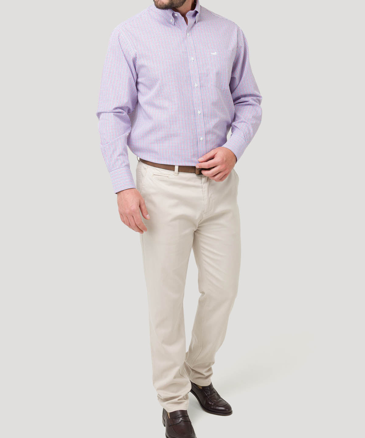 Camisa Libre de Arrugas Algodón Hombre WF PB Rockford