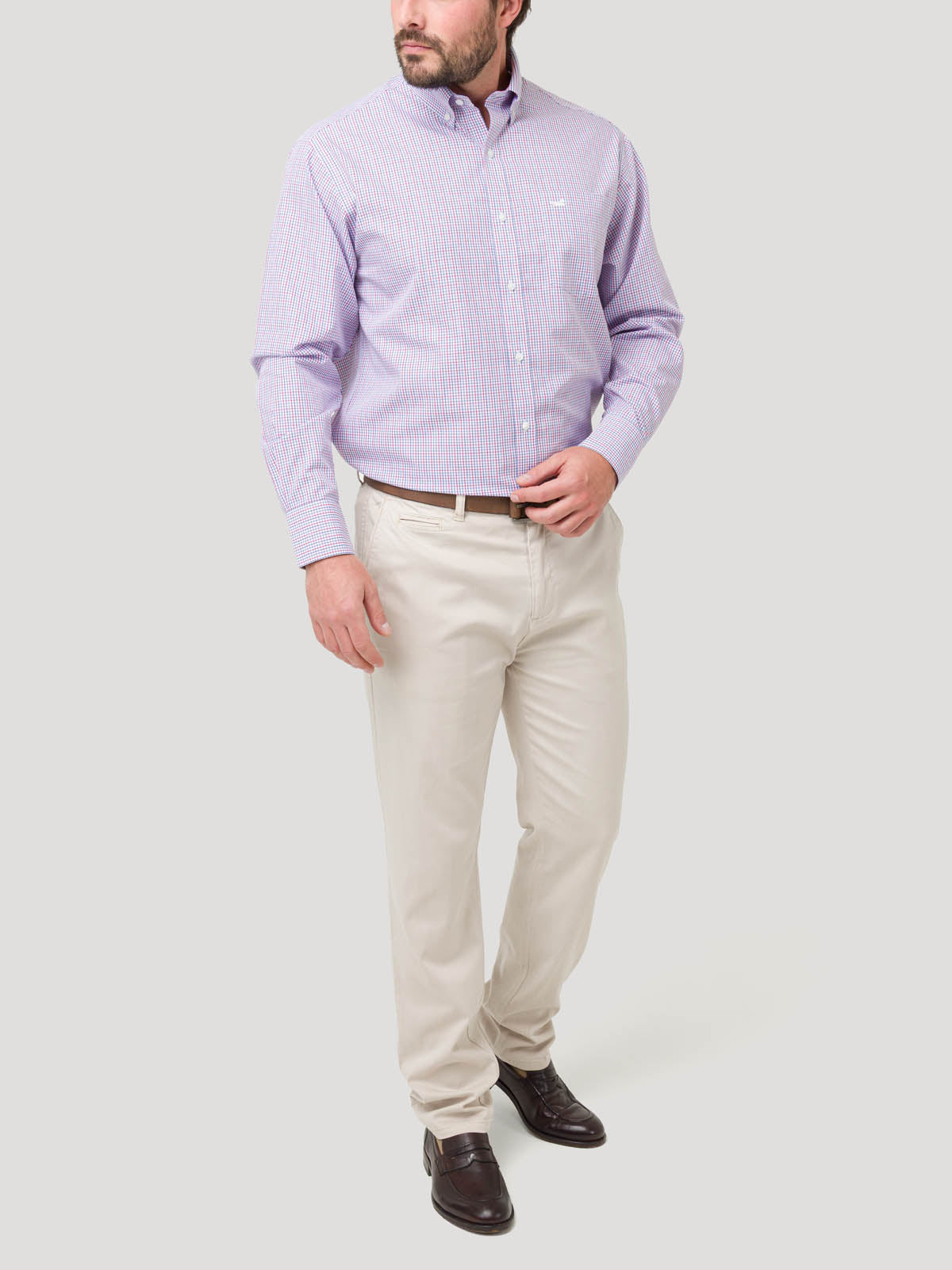 Camisa Libre de Arrugas Algodón Hombre WF PB Rockford