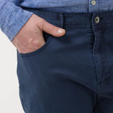 Pantalón Algodón Hombre Five Azul Rockford