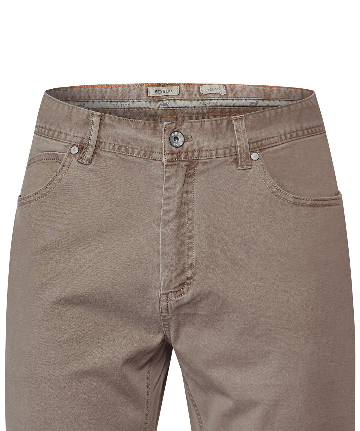 Pantalón Algodón Hombre Five Café Rockford