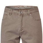 Pantalón Algodón Hombre Five Café Rockford