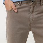 Pantalón Algodón Hombre Five Café Rockford