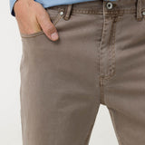 Pantalón Algodón Hombre Five Café Rockford