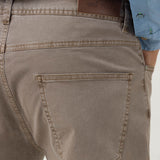 Pantalón Algodón Hombre Five Café Rockford