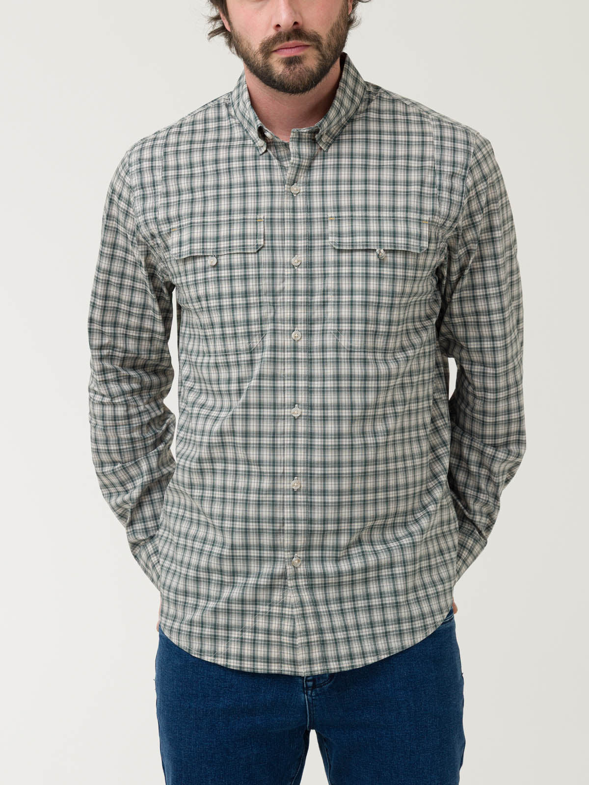 Camisa UPF 50+ Hombre Atacama Verde Rockford