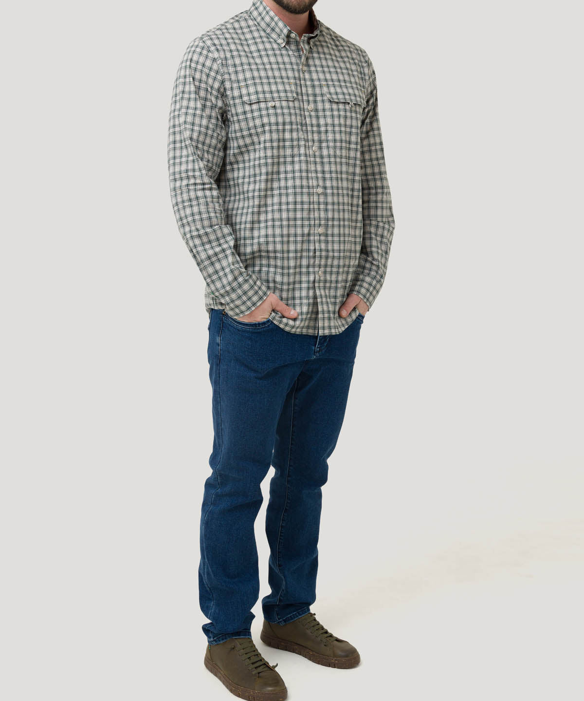 Camisa UPF 50+ Hombre Atacama Verde Rockford