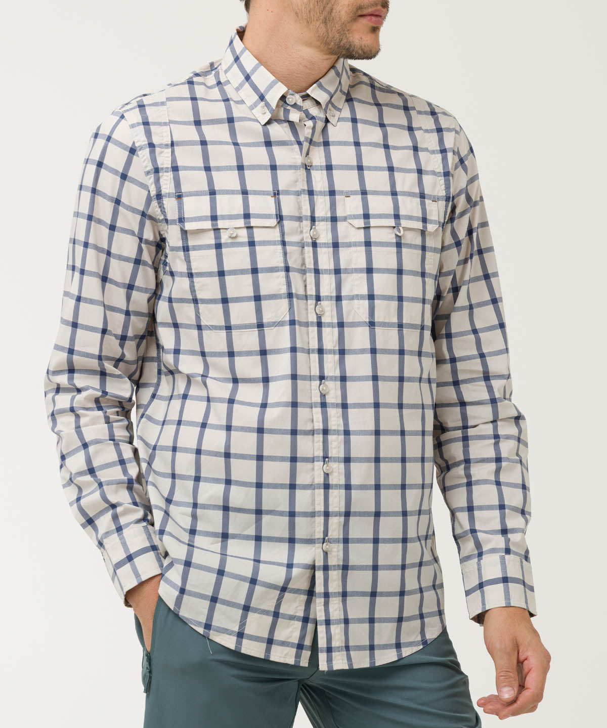 Camisa Upf 50+ Hombre Atacama Beige Rockford