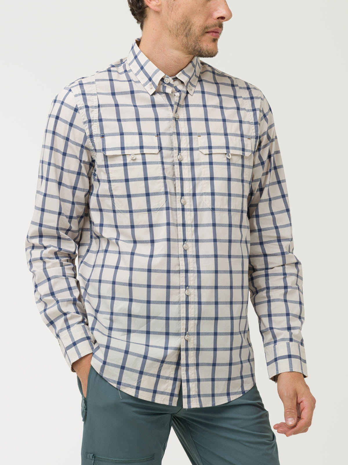 Camisa Upf 50+ Hombre Atacama Beige Rockford