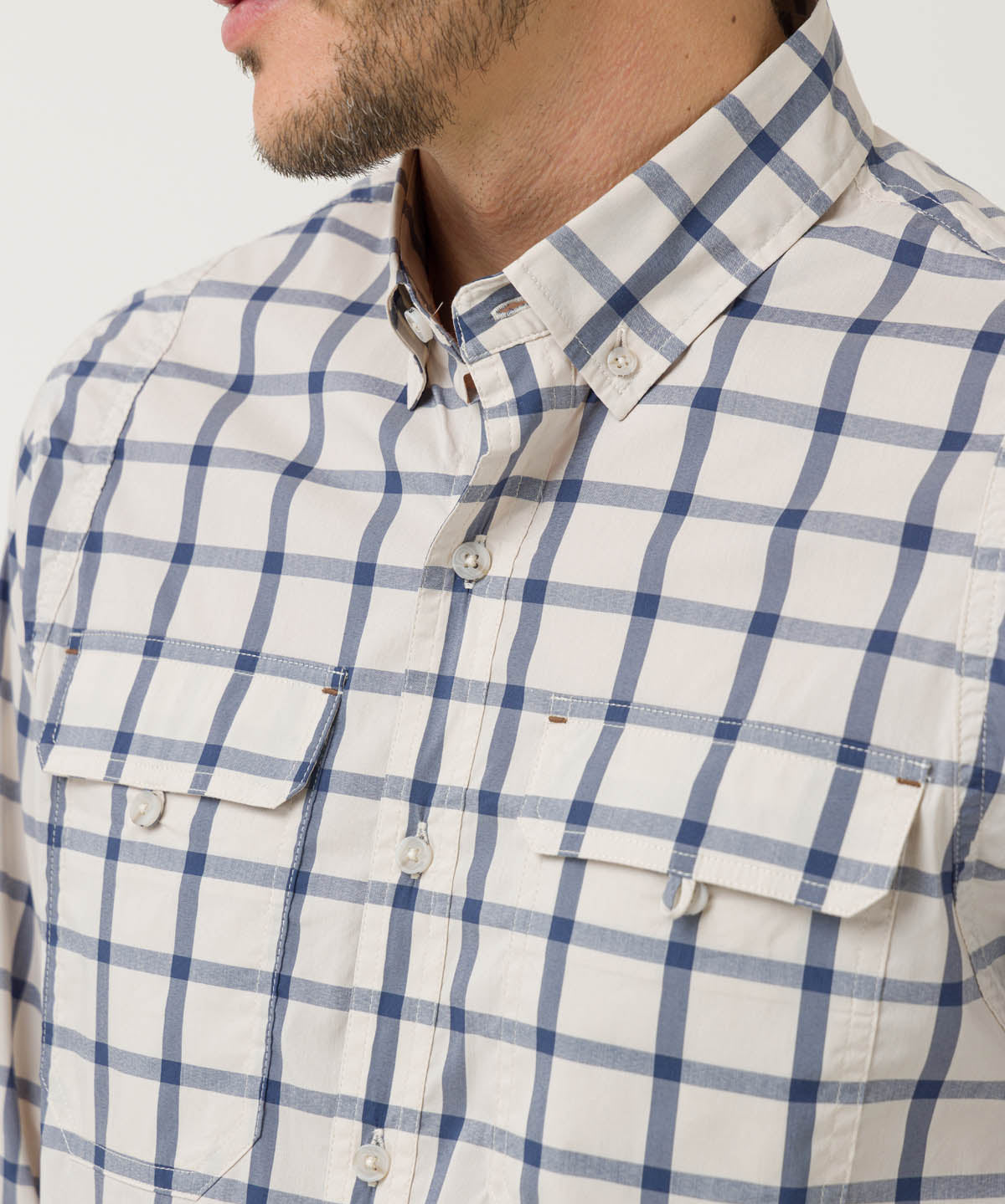 Camisa Upf 50+ Hombre Atacama Beige Rockford
