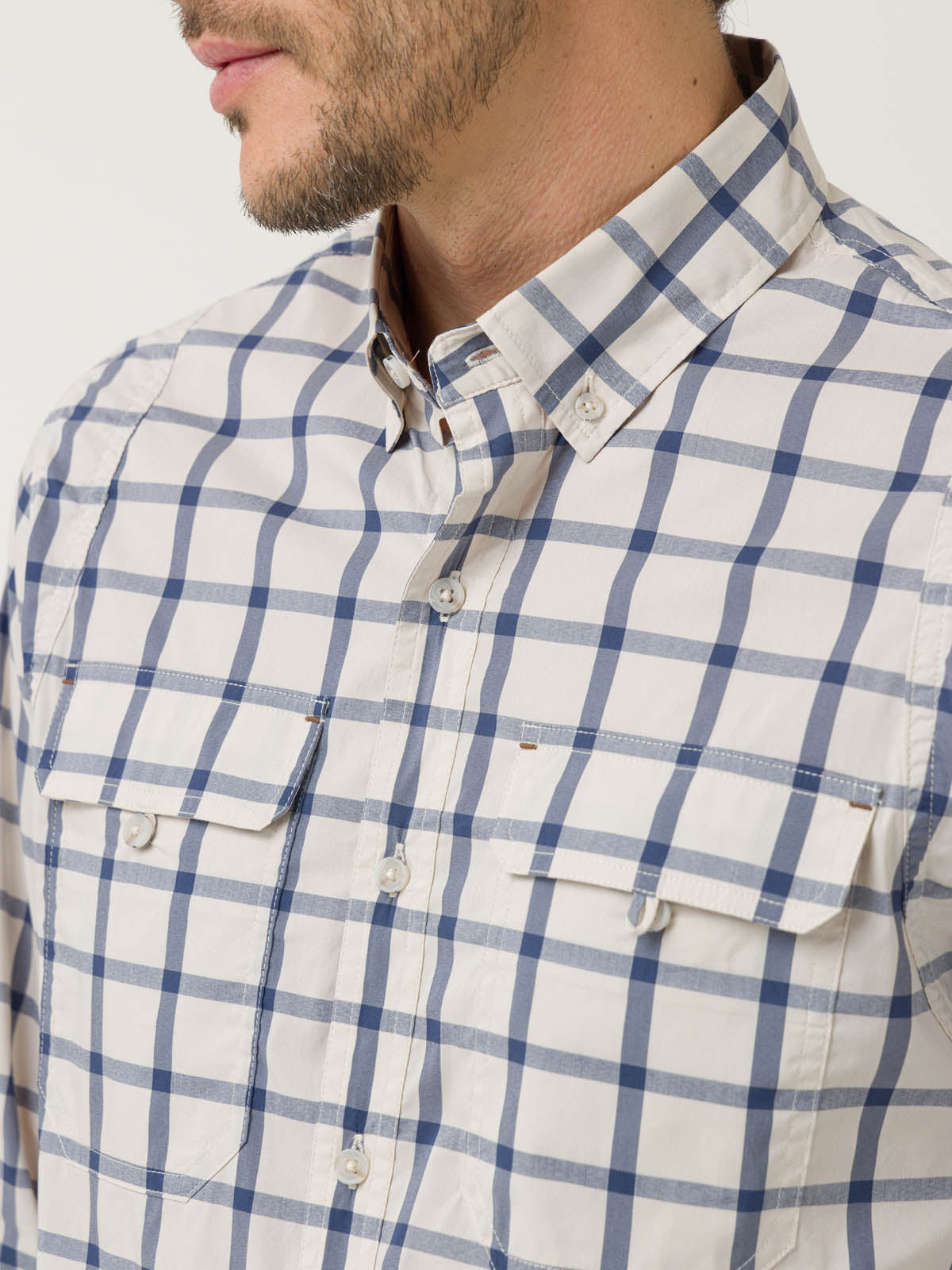 Camisa Upf 50+ Hombre Atacama Beige Rockford